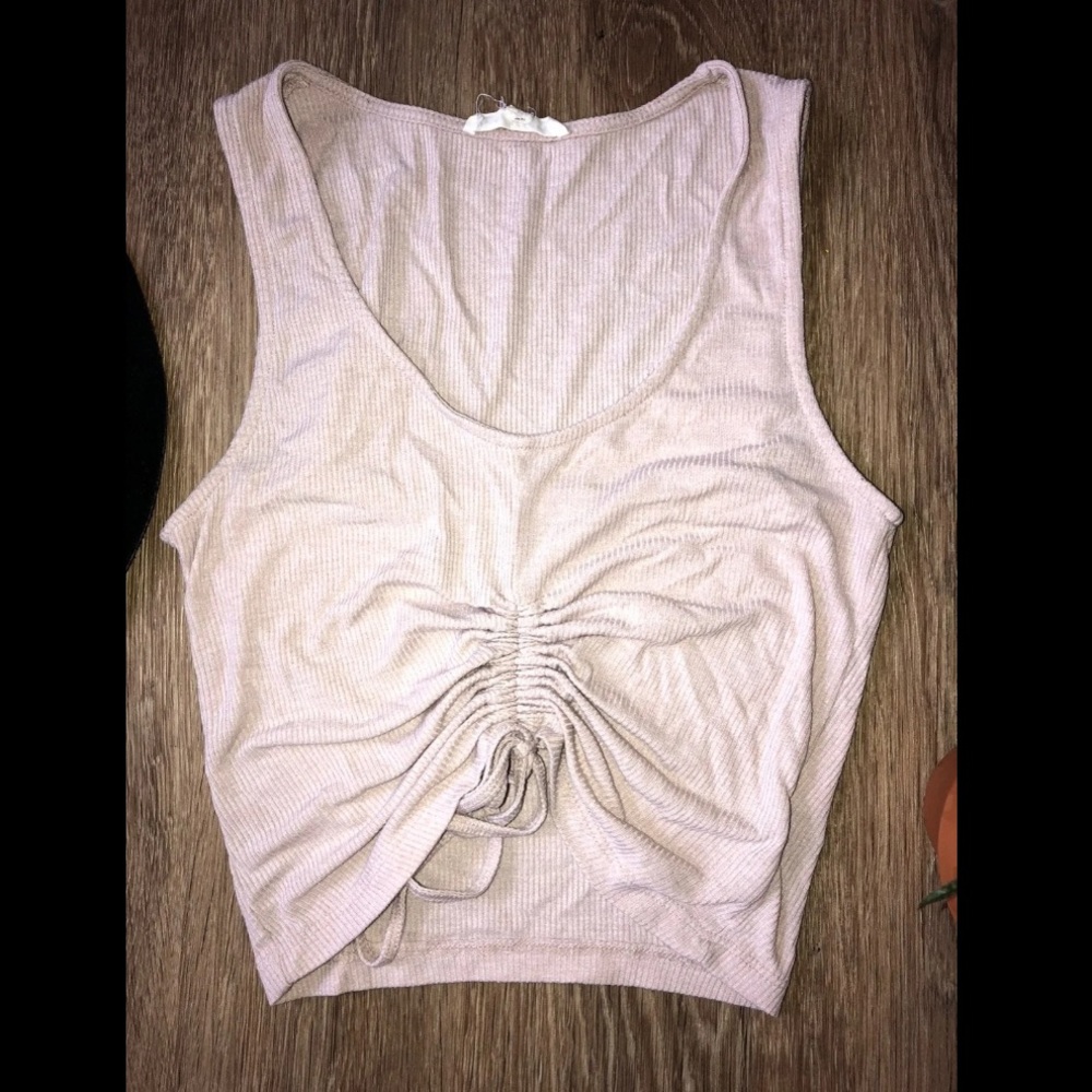 La hearts crop top
